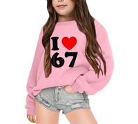 Genérico Sudadera NiñA Invierno,Sudadera con Capucha Y Estampado GráFico para NiñAs Jersey De Forro Polar con Un Bonito DiseñO Ropa De Abrigo Informal Suave para NiñOs