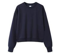 Genérico Sudadera para Mujer sin Capucha Adolescentes Chica Suéter Casual Cuello Redondo Sudadera Casual Pullover Superior Básico Simple Sweatshirt Suave y cómoda Ligera, versátil Ropa de Calle