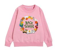 Genérico Sudadera para niñas de Temporada de Regreso a la Escuela, Moda de Invierno, Manga Larga, Top cómodo y cálido, Ropa Diaria con Estampado de Dibujos Animados Cartera Guardia Real (3-4 Years)