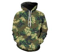 Genérico Sudadera Trabajo Hombre - Sudadera con Capucha Unisex para Parejas Sudadera con Capucha Estampada en 3D Sudadera de Manga Larga para Hombres y Mujeres con Bolsillos Grandes (Light Green L)