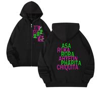 Genérico Sudaderas con Capucha De Moda We GO UP Graphic Zip-up Sudaderas con Capucha Álbum Merch For Hombres Y Mujeres(BLACK3-THICK,XL)