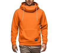 Generico Sudaderas con Capucha para Hombre Ligero Casual Oversize Jersey Suave Cómodo Color Sólido Hoodie con Bolsillos Jogging Otoño Streetwear Chaqueta Ancha Firmada Y2k Sudadera Manga Larga