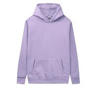 Generico Sudaderas con Capucha para Hombre Sólido Casual Ligero Hoodie con Bolsillos Suave Oversize Cómodo Jersey Otoño Y2k Deportivo Chaqueta Firmate Streetwear Manga Larga Sweatshirt Anchas, violeta
