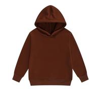 Genérico Sudaderas con Capucha y Sudaderas para niñas Sudaderas de Manga Larga Ropa Casual de Color Liso Acogedora con Forro Polar con Capucha para niños pequeños hasta Adolescentes