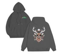 Genérico Sudaderas Hombre Navidad - Sudaderas con Capucha para Hombre Suéter con Capucha para Hombre Compatible con Oktoberfest County Sweater S XXXL (Dark Gray S)