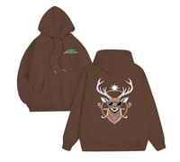 Genérico Sudaderas Hombre Navidad - Sudaderas Hombre con Capucha Suéter con Capucha para Hombre Compatible con Oktoberfest County Sweater S XXXL (Coffee S)