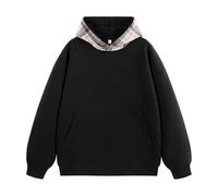 Genérico Sudaderas Hombres con Capucha Sudaderas Hombres con Bolsillos Talla Grande Capucha a Cuadros Sudadera Hombre Deporte Ejercicio al Aire Libre Temporada Escolar
