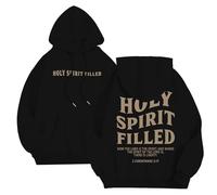 Genérico Sudaderas Hombres con Cremallera - Sweats à Capuche et Sweats décontractés pour Hommes Coupe Ample Streetwear imprimé graphique automne-Hiver Polaire Confortable (Black L)