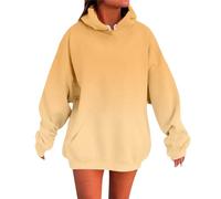 Genérico Sudaderas Mujer con Capucha - Sudadera con Capucha Y Sudaderas para Mujer Unisex De Color Degradado Informal De Manga Larga para Uso Diario Holgada CóModa Suave Y BáSica