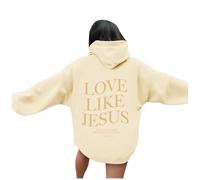Genérico Sudaderas Mujers con Capucha Sudaderas Mujers Cuello con Capucha Ropa Mujer Talla Grande Estampada a Doble Cara Manga Larga Otoño Temporada Escolar Moda al Aire Libre