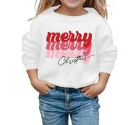 Genérico Sudaderas Navidad NiñOs,Sudadera con Capucha para NiñA De Manga Larga Suave con Estampado GráFico Bonitos PulóVeres Ropa De Primera Calidad para NiñAs