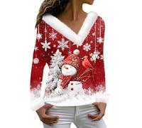 Genérico Sudaderas Navideñas Mujer, Jersey Navideño Luces Led, Conjunto Talla Grande Marca Vestir Christmas Sweater Woman, Gato Bebe Camiseta De Navidad, Fiesta Invierno Jersey Navideño Feo Mujer, XL