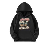 Genérico Sudaderas NiñO 67,Sudadera con Capucha Y Estampado GráFico para NiñAs Suave Jersey De Forro Polar Ideal para Uso Informal Y Actividades Al Aire Libre