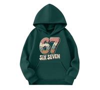 Genérico Sudaderas NiñO 67,Sudadera con Capucha Y Estampado GráFico para NiñAs Suave Jersey De Forro Polar Ideal para Uso Informal Y Actividades Al Aire Libre