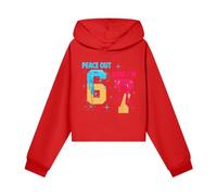 Genérico Sudaderas Niño Sudadera Corta con Capucha Moda para Niños con Estampado del Número 67, Práctica, Talla 4-16 Años, Jugar, Detalles Finos