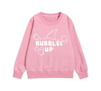 Genérico Sudaderas para niño y niño, letra de impresión cálida, manga larga, sudadera de cuello redondo, sudadera para niño, otoño e invierno