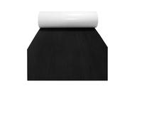 Genérico Suelo del yate de la Hoja Cubierta Negro Estera Barco 2400x450x6m m(Black White)