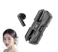 Genérico Suerteyay Semi-in-Ear Wireless Headset, Suerteyay Semi in Ear Wireless Noise Cancelling Headphones with HiFi Sound, Ear Buds Deep Bass Stereo, Clear Stereo Audio for Daily Use (Black)