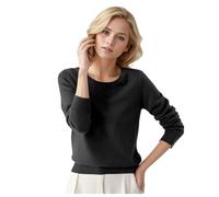 Genérico Suéter Mujer Talla Grande, Jersey Fino Mujer Manga Larga Algodon, Casual Cómodo De Punto Liso a Rayas De Manga Larga Sweater Informal Suave Cuadros Diseño Rayas Otoño Invierno Hogar Sweater