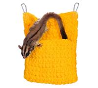 Genérico Sugar Glider Bed Pouch - Warm Bag for Pet House | Small Animal Hiding with Comfortable Sleeping Design, Cold Weather Apartment Bedroom Accessory, Home Living Room Nest for Kids Pets