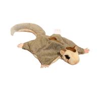 Genérico Sugar Glider Plush, Cute Soft Stuffed Flying Squirrel Doll, 12.99x7in Realistic Cuddly Toy with Magnets, Soothing Companion for Nursery, Kids, Teen Bedrooms, Home Decor