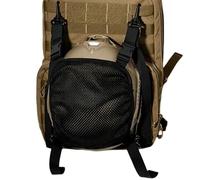 Genérico Sujeción para Mochila - de Malla Elástica Portátil | Accesorio De Mochila para Casco De Esquí | para Viajes al Aire Libre, Commuting, rutas, Escalada y