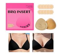 Genérico Sujetador Adhesivo - Sostenes Invisibles Push Up,Pads de Pecho Cubre Cinta Adhesiva para Vestido Boda Deportes Bikini