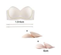 Genérico Sujetador bandeau sin Costuras Sujetador Boob Tube sin Tirantes Elástico Sujetadores sin Costuras de Cobertura Total para Uso Diario