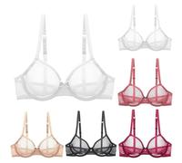 Genérico Sujetador Básico para Mujer Básicos Sin Costuras Comodos Sostenes Bandolera Ajustable Suaves Elástico Aros Seamless Wireless Push Up Bras Sexy Moda Lencería Uso Diario