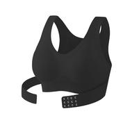 Genérico Sujetador Corrector de Postura para Mujer, Sujetadores de Cierre Frontal con Soporte de Espalda Ajustable, Ropa Interior Moldeadora Transpirable sin Costuras