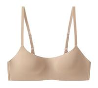 Genérico Sujetador de Encaje con Aro,Bra Nuevo Tipo de Ropa Interior sin Costuras para Mujer,Sujetador up Fino Media Copa con Aros Brillantes y Escote Pronunciado Pechos pequeños