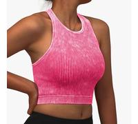 Genérico Sujetador Deportivo Mujer Impacto Alto - Sujetador Deportivo sin con Borde Lavado Nuevo para Mujer Ropa Interior de Verticales en Espalda sostén Running Secado rápido Femenino