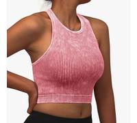Genérico Sujetador Deportivo Mujer Impacto Alto - Sujetador Deportivo sin con Borde Lavado Nuevo para Mujer Ropa Interior de Verticales en Espalda sostén Running Secado rápido Femenino