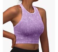 Genérico Sujetador Deportivo Mujer Impacto Alto - Sujetador Deportivo sin con Borde Lavado Nuevo para Mujer Ropa Interior de Verticales en Espalda sostén Running Secado rápido Femenino