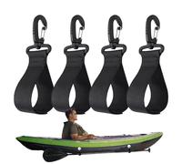 Genérico Sujetador para Pala de Kayak, 4 Piezas de Abrazadera para Mástil, Soporte para Palas de Embarcación, para Exteriores, Río, Rafting