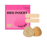 Genérico Sujetador Push Up Adhesivo - Sujetador Autoadhesivo Reutilizable Push Up,Pads de Pecho Cubre Cinta Adhesiva para Vestido Boda Deportes Bikini