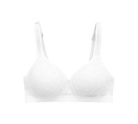 Genérico Sujetador Sexy Talla Grande Sujetador Relleno con Versión Coreana de Ropa Interior Simple de algodón para niña, Sujetador para Estudiantes, Desarrollo Sujetador Sexy Sin Tirantes (White, 32)