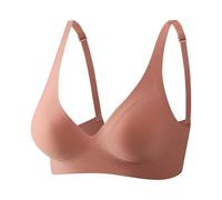 Genérico Sujetador Sin Aro Bralette Acolchado para Mujer, Correas de sueño, Sujetadores sin Costuras, para Yoga, Deportes Casual y cómodo
