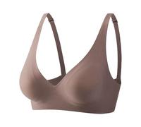 Genérico Sujetador Sin Aro Bralette Acolchado para Mujer, Correas de sueño, Sujetadores sin Costuras, para Yoga, Deportes Casual y cómodo