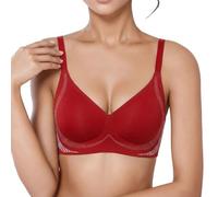 Genérico Sujetador Sin Aros Sujetadores Sujetador Deportivo Mujer Ropa de Entretiempo De Lactancia Ajustable Sin Aros con Apertura Manual Ideal para Maternidad Y Amamantar