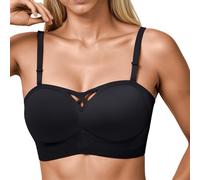 Genérico Sujetador Sin Aros Sujetadores Sujetador Deportivo Mujer Ropa de Entretiempo Fino De Verano Sin Relleno con Efecto Reductor Y Tejido Transpirable para Pecho Grande