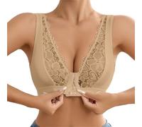 Genérico Sujetador Sin Aros Tallas Grandes Sujetadores Sin Aros Invisible Comodos Regulables Push Up Sostenes Ajustable Bandolera con Soporte Sin Aros Ni Costuras para Yoga