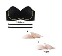 Genérico Sujetador Sin Tirante Talla Grande,Sujetador Sin Costuras Ni Aros Mujer Sexy Transpirables Y Amigables con La Piel Invisible Cierre Frontal Bralette Strapless Bra para Tiempo Libre