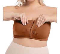 Genérico Sujetador Sin Tirantes Ni Espalda,Sujetador Sin Costuras Mujer Invisible Sin Aros Fino Y Transpirable Bralette Push Up Cómodo Sin Costuras Color Puro Invisible Cierre Bra para Tiempo Libre