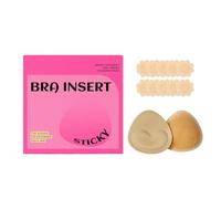Genérico Sujetadores Adhesivos Doble Cara - Sostenes Invisibles Push Up - Pads de Pecho Cubre Cinta Adhesiva para Vestido Boda Deportes Bikini