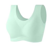 Genérico Sujetadores Básicos Mujer, Sujetador Mujer Abrochado Delante, Sujetador para Lactancia Sin Varilla Copa Redonda Cierre Frontal con Rejilla Intimo Cómodo para Embarazo