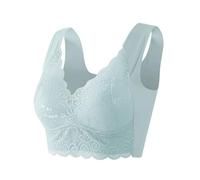 Genérico Sujetadores Deportivos Hollow Sports Blusa De Mujer Antideslizante, con Escote En V Profundo, Soporte Cómodo Bralette Invisible Sin Costuras para Damas Y Madres