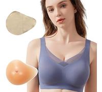Genérico Sujetadores Deportivos Mujer - Sujetador de Moda para el Tratamiento del cáncer de Mama Prótesis de Silicona Diseño cómodo y Elegante para Todas Las Estaciones
