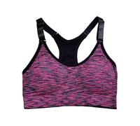 Genérico Sujetadores Deportivos Mujer - Sujetador Femenino Frontal con Hebilla Borde de Encaje sin Ideal para Yoga Descanso y Tallas Grandes