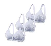 Genérico Sujetadores Mujer con Aros Sin Relleno, Sujetador Mujer Sin Aros, Sujetador Varilla Copa Completa Acolchado Ligero Camiseta con Rejilla Cómodo Intimo Esencial Diario